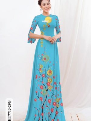 vai ao dai hoa dao mac tet (7)